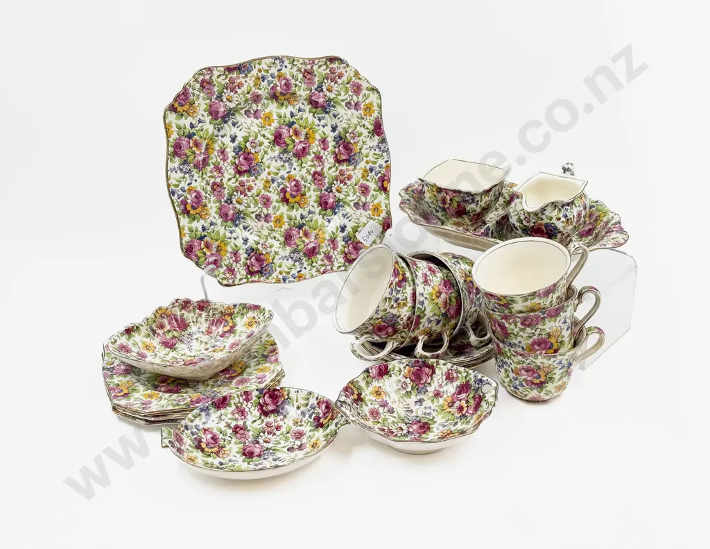 Royal Winton "Summertime Pattern" AOF Tea China Image 1++