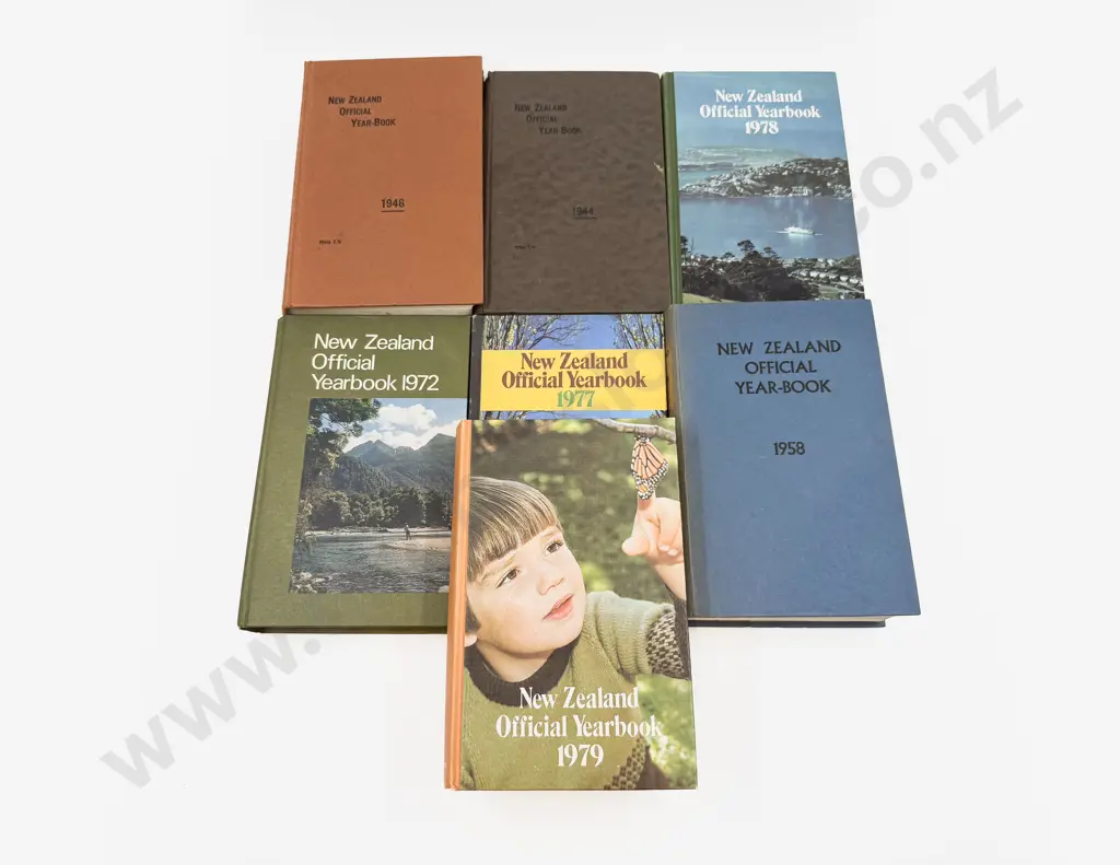 Qty of Assorted NZ Official Years Books etc Image 1++