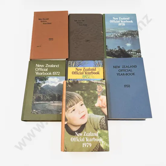 Qty of Assorted NZ Official Years Books etc