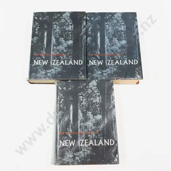 An Encyclopedia of New Zealand - Volume 1 to 3