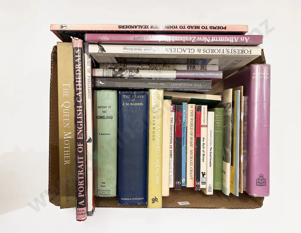 Box of Assorted Books Image 1++