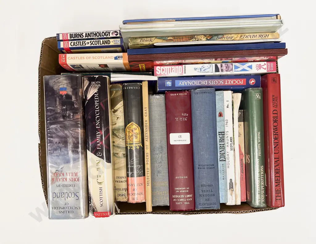 Box of Assorted Scotland Reference Books Image 1++