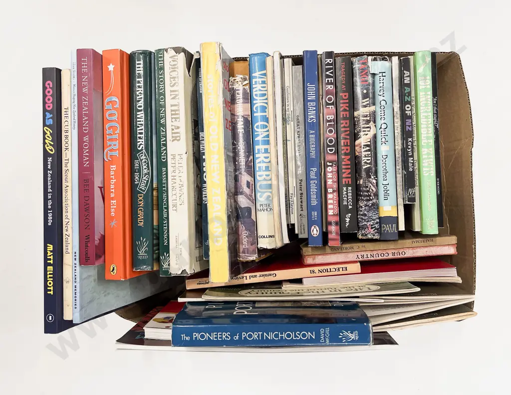 Box of Assorted Books Image 1++