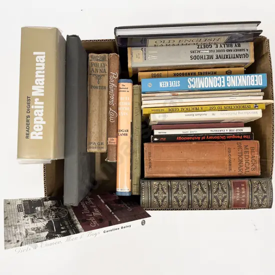 Box of Assorted Books