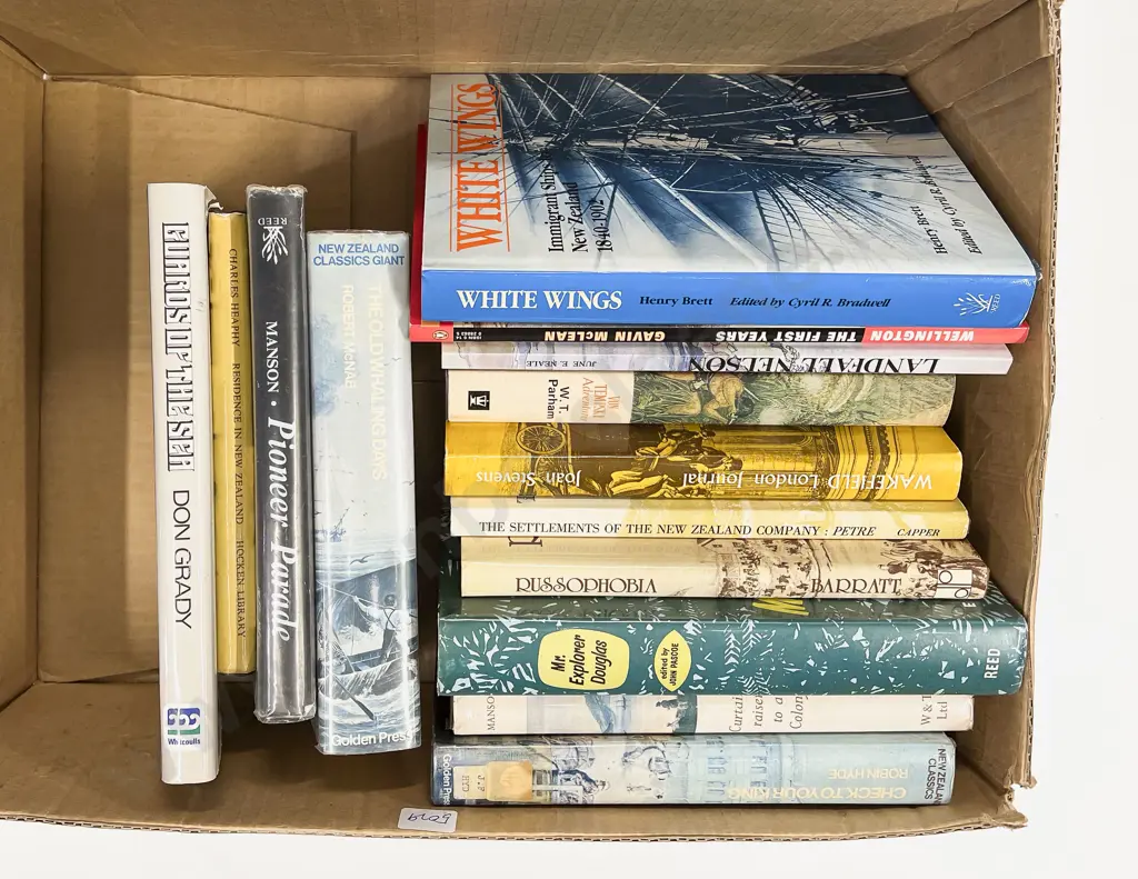 Box of Assorted Books Image 1++