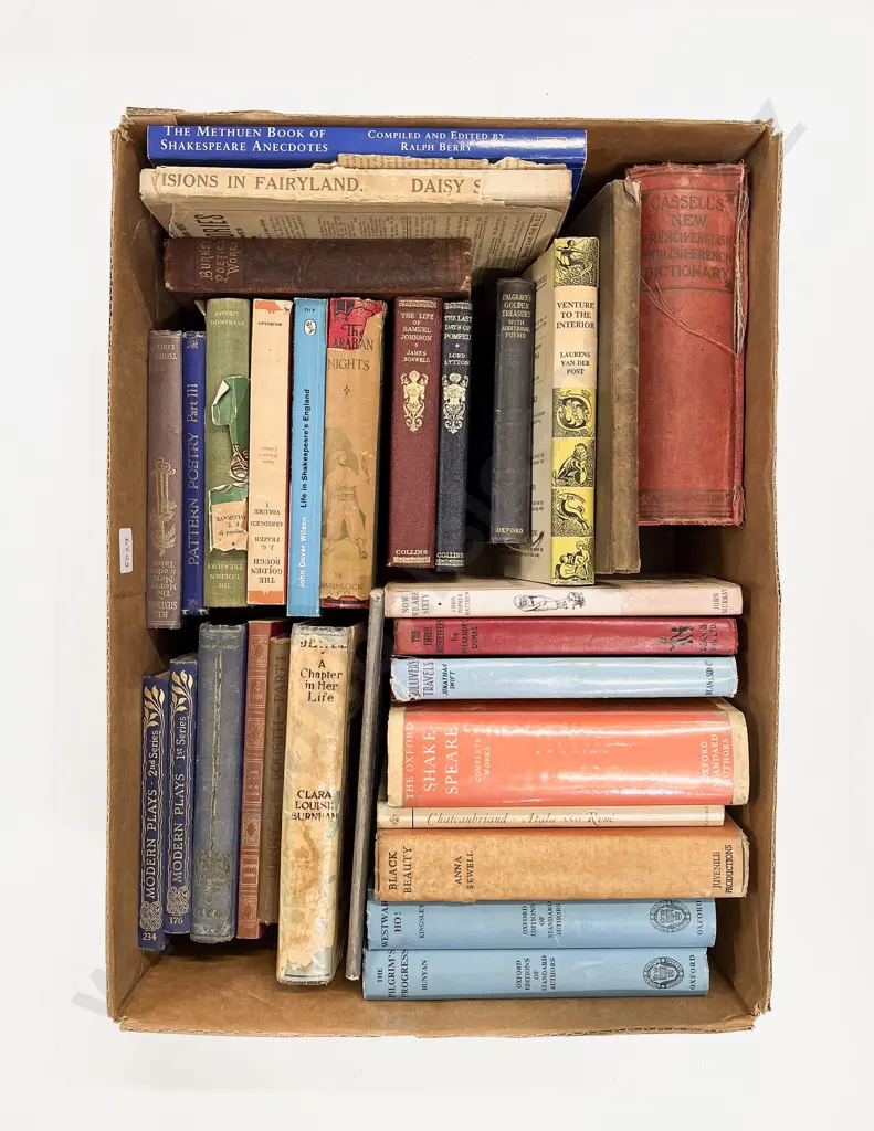 Box of Assorted Books Image 1++