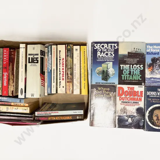 Box of Assorted Books