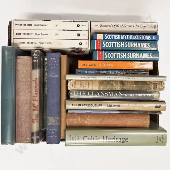 Box of Assorted Scotland Reference Books