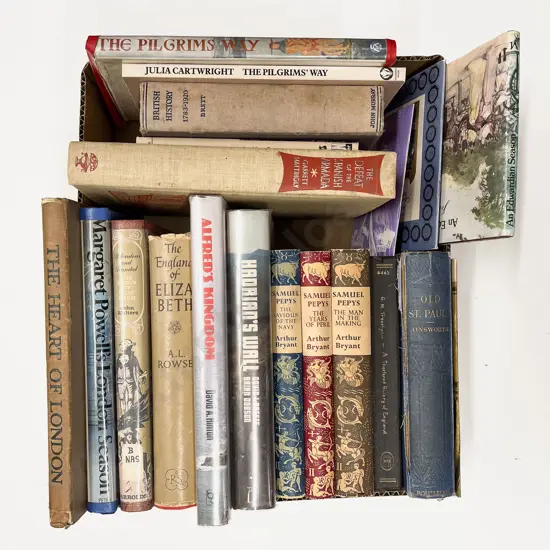 Box of Assorted British History Books