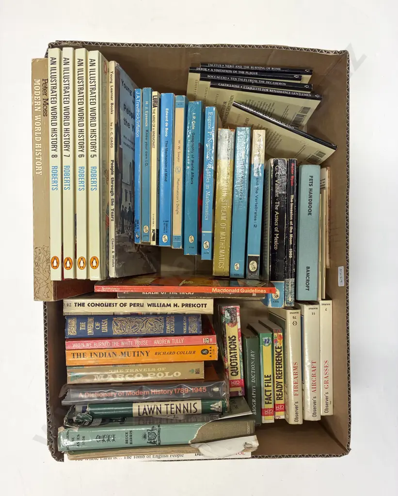 Box of Assorted Books Image 1++