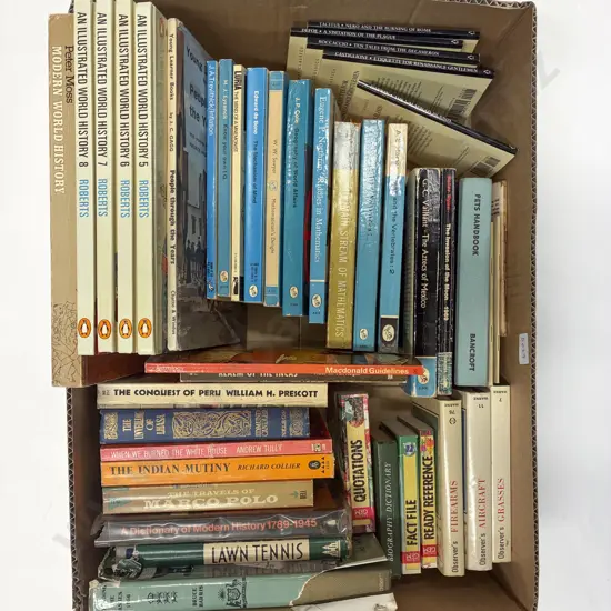 Box of Assorted Books