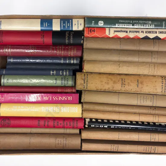 Box of Assorted Vintage Books