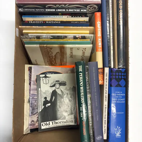 Box of Assorted NZ Reference Books