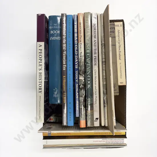 Box of Assorted Early NZ Reference Books