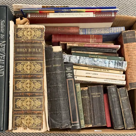 Box of Assorted Vintage Books