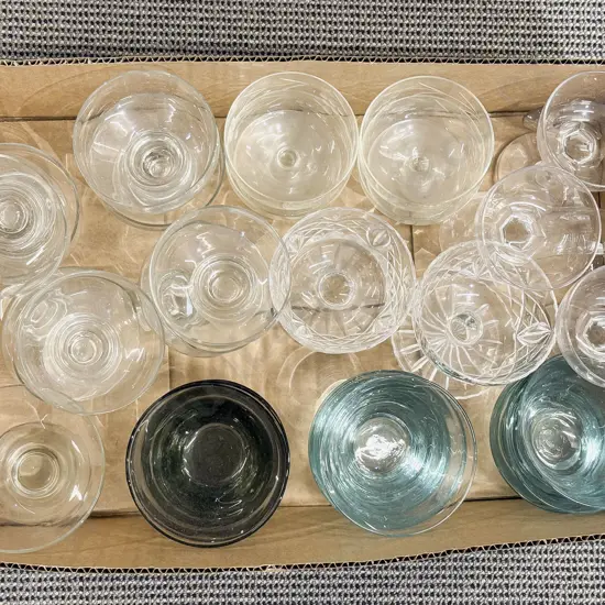 Qty of Assorted Crystal & Glassware