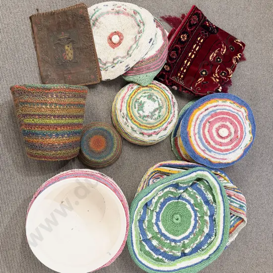 Qty of Assorted Woven Baskets etc