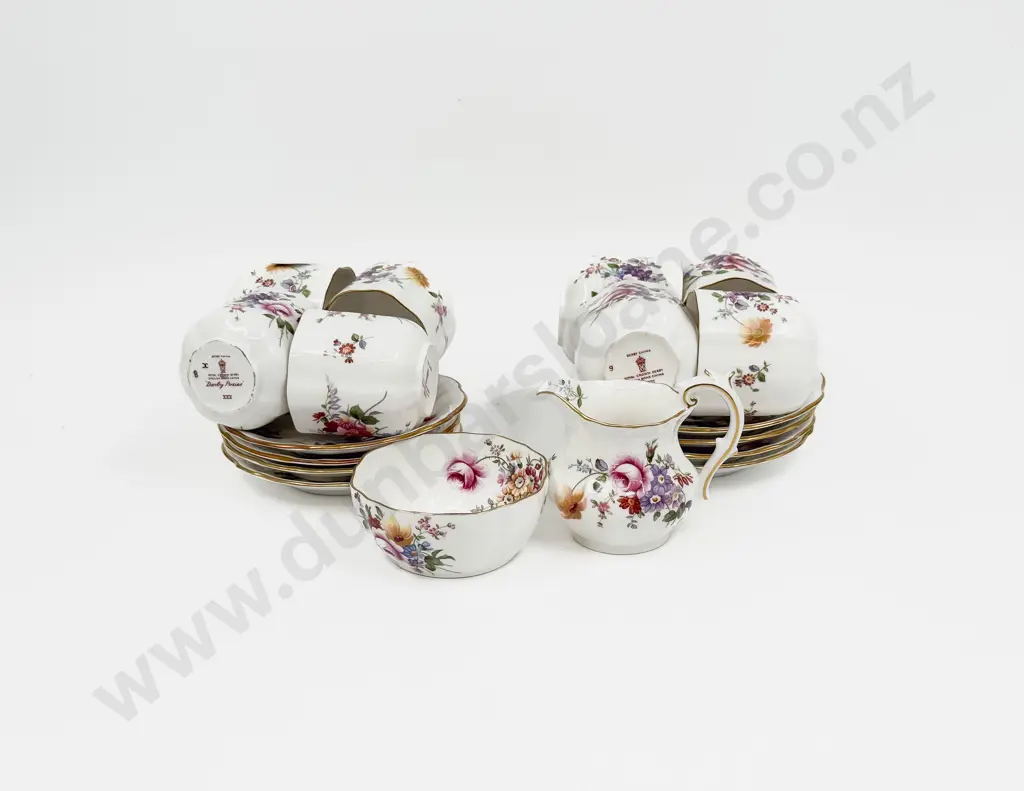 Eight RCD Cups & Saucers together with Sugar & Cream Image 1++