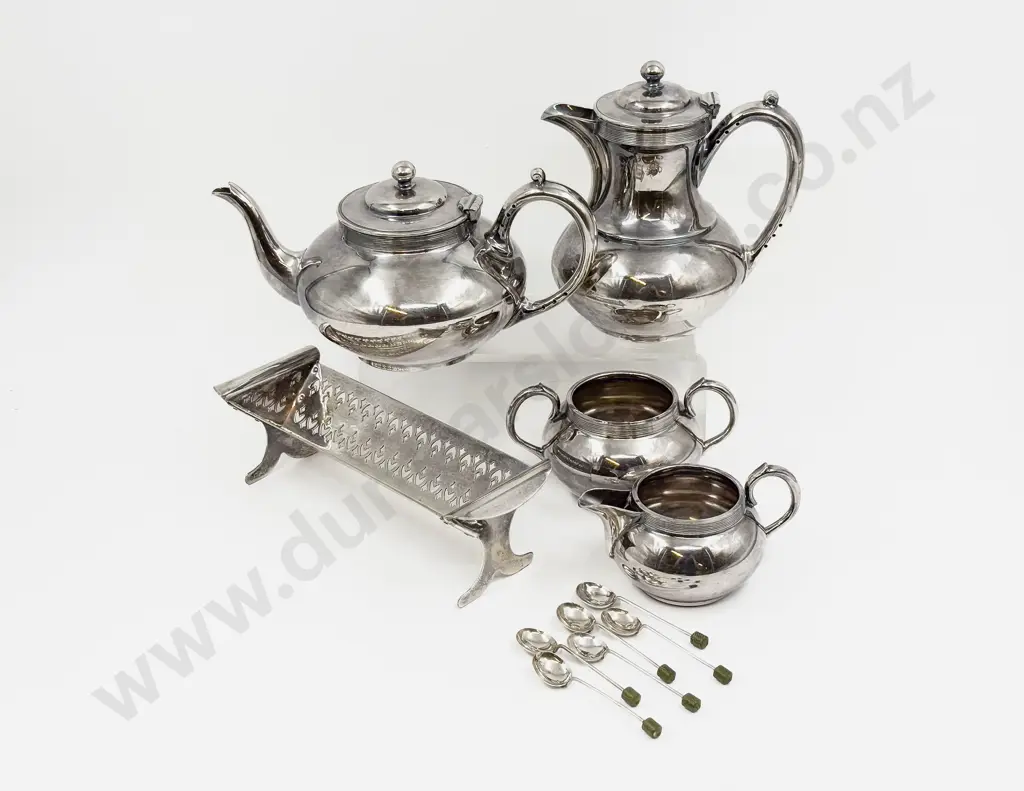 Small Quantity of Assorted S/P together with Six S/S Coffee Spoons Image 1++