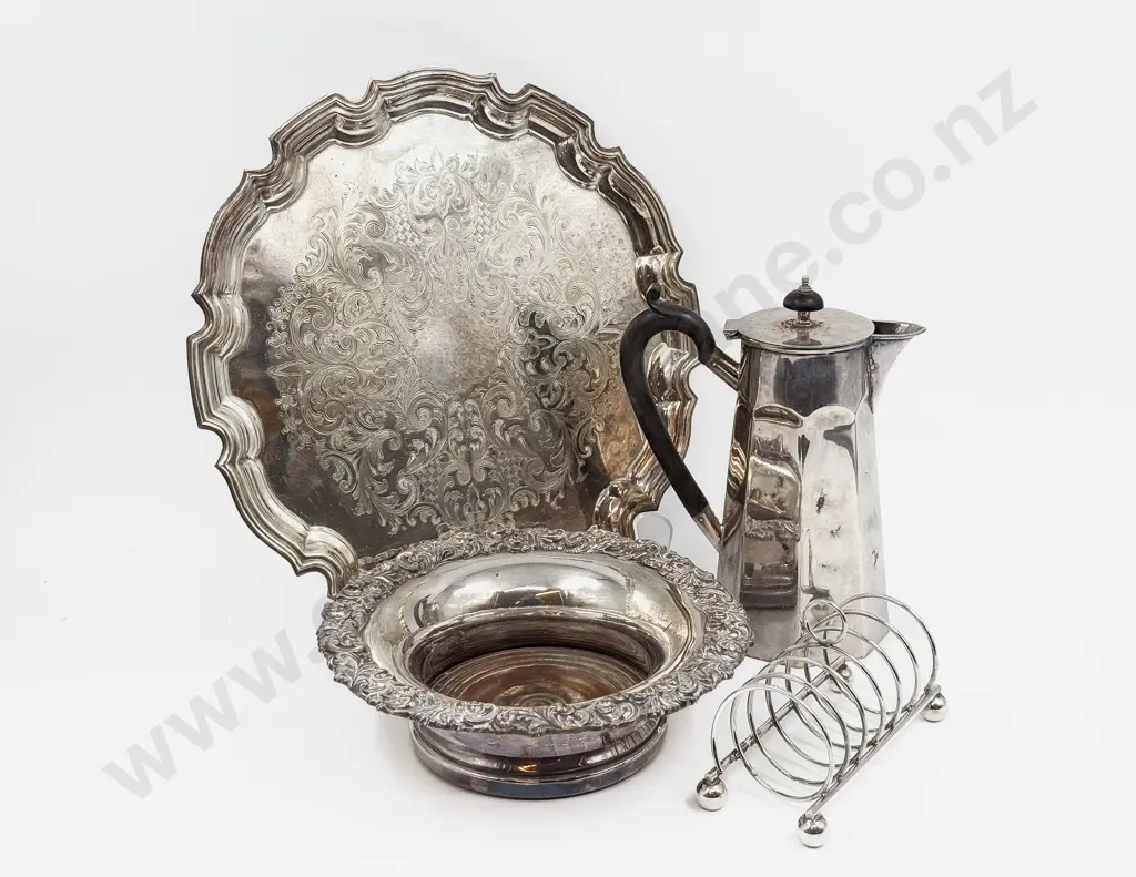 Plated Wine Coaster & Assorted S/P Image 1++