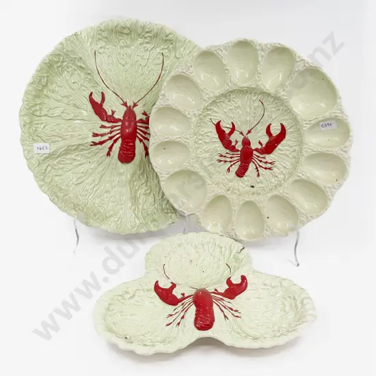 Three Pieces of Carlton Ware Lobster Pattern Serving Ware