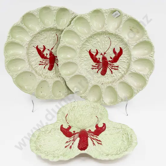 Three Pieces of Carlton Ware Lobster Pattern Serving Ware