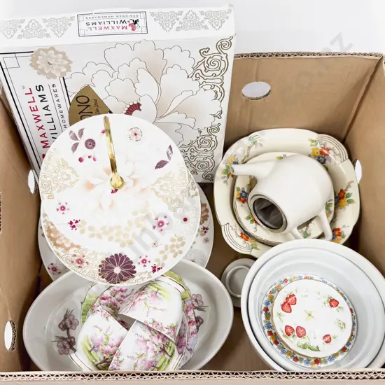 Box Quantity of Assorted China