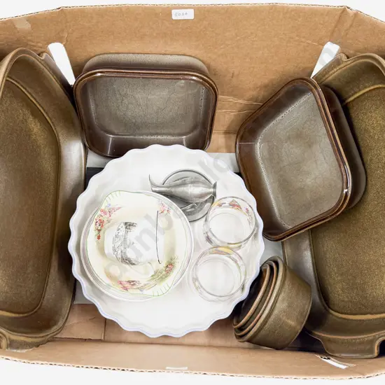 Box Qty of Assorted Temuka Oven Dishes etc