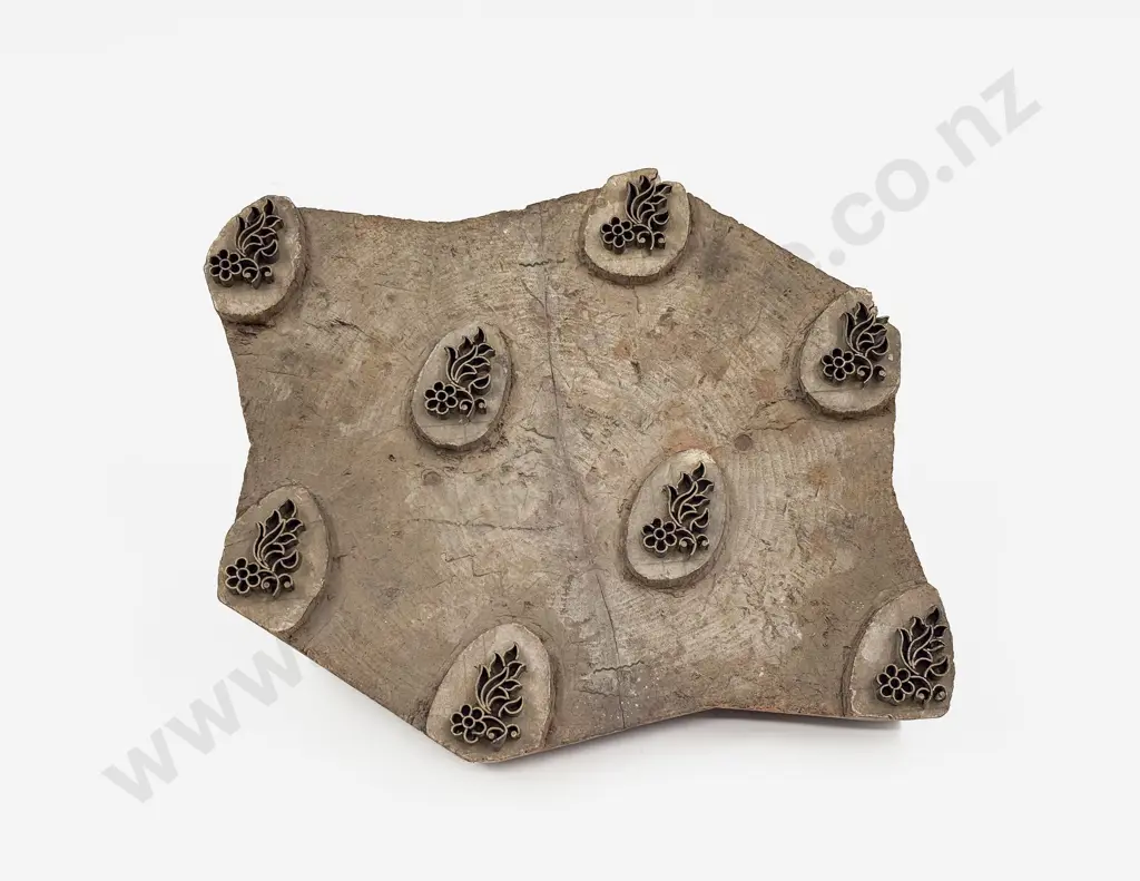 Vintage Indian Fabric Stamp Image 1++