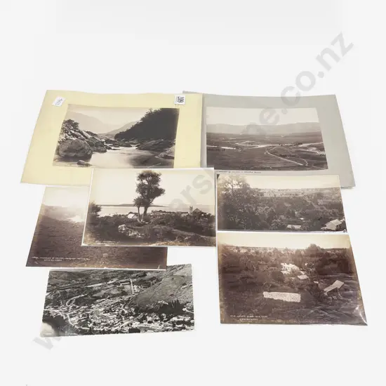 Five Burton Bros Photographs together with Whites Aviation Loose Photograph etc