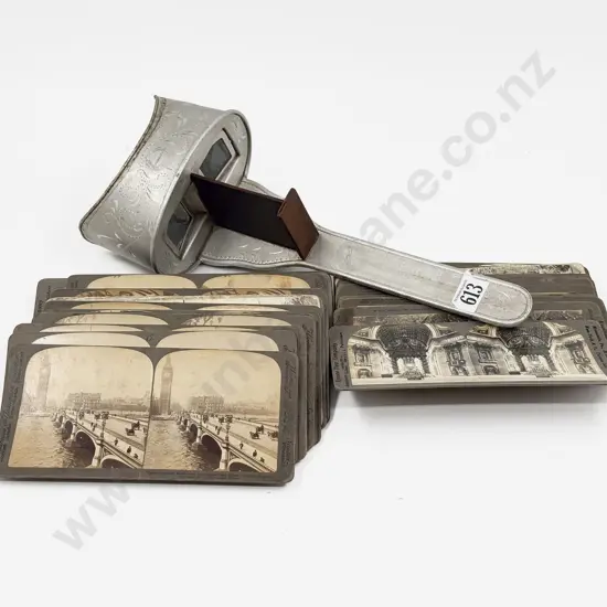 Vintage Stereoscope & Assorted Slides