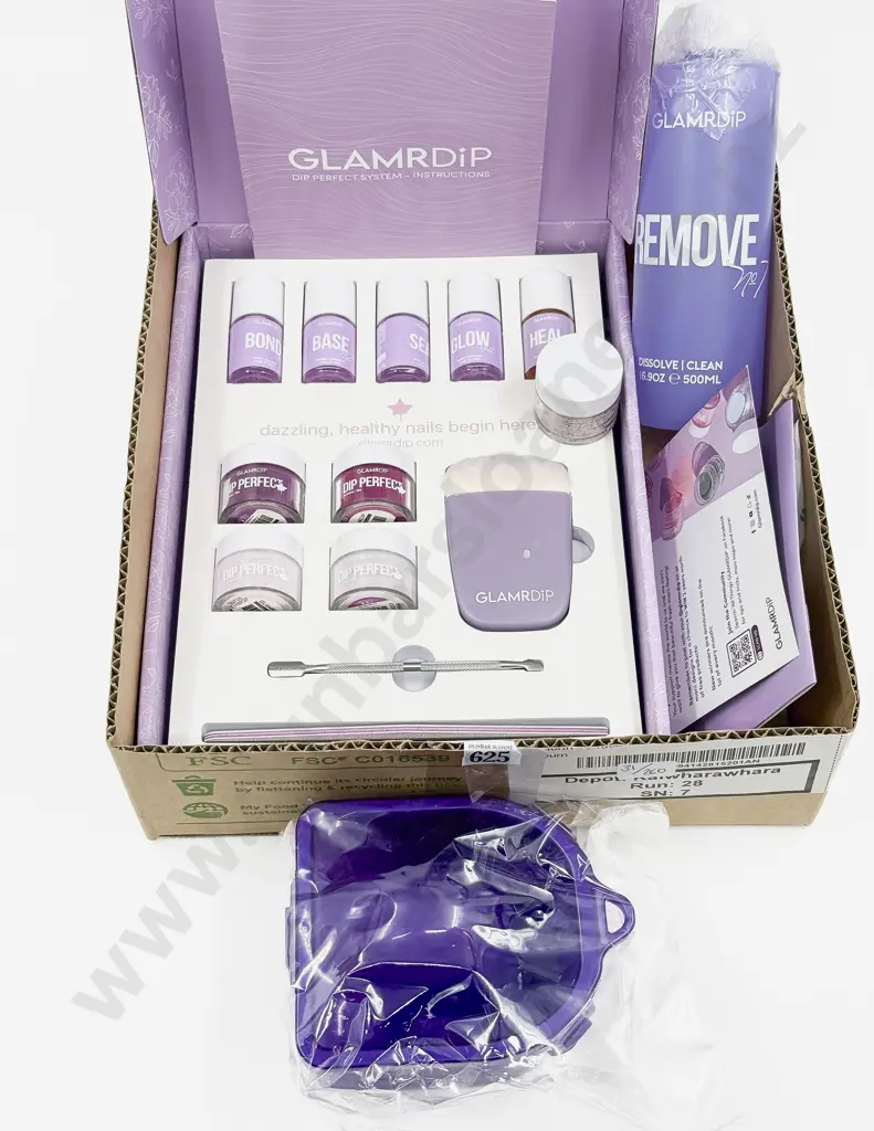 Glamdip Nail Polish Kit and Accessories Image 1++
