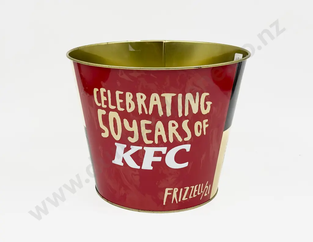 Dick Frizzell Designed KFC Anniversary Bucket Image 1++