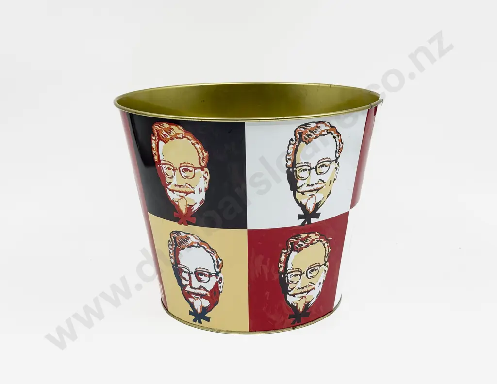 Dick Frizzell Designed KFC Anniversary Bucket Image 1++