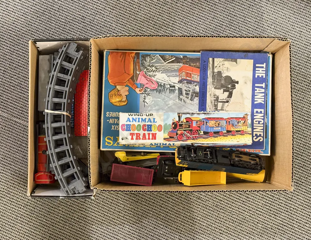Qty of Assorted Vintage and Repro. Train Sets and Others Image 1++