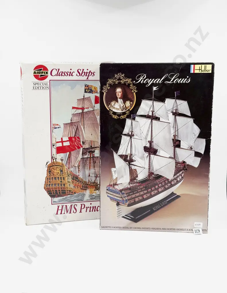 Two Kitset Sailing Ship Models Image 1++