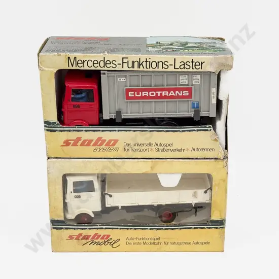 Two Stabo Model Trucks