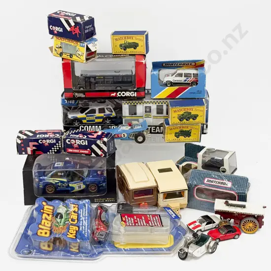 Qty of Assorted Matchbox & Other Boxed & Loose Model Vehicles