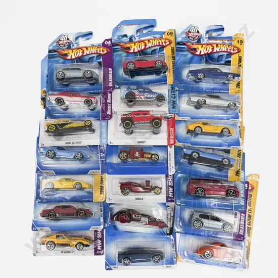 Twenty One Boxed Hotwheels Vehicles