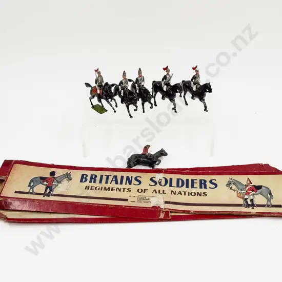 Six Vintage British Soldiers etc