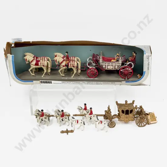 Two Vintage Royal Carriage Models