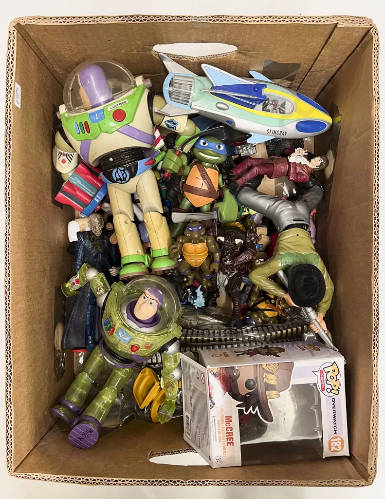 Box Qty of Assorted Toys incl Buzz Lightyear Image 1++
