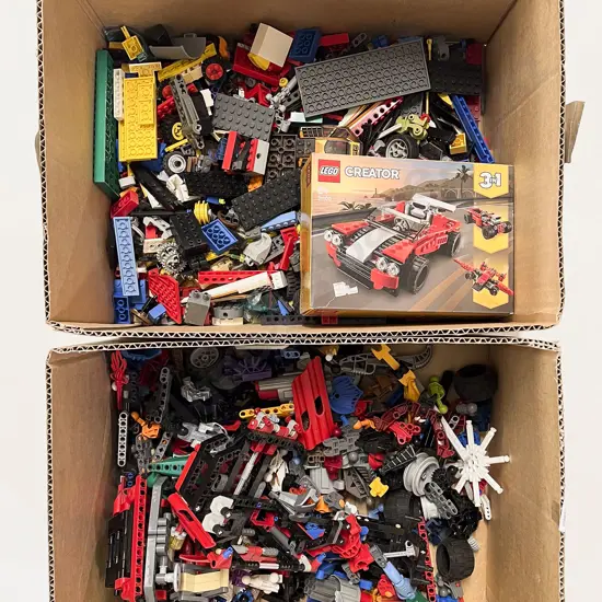 Two Boxes of Assorted Lego & Other Toys