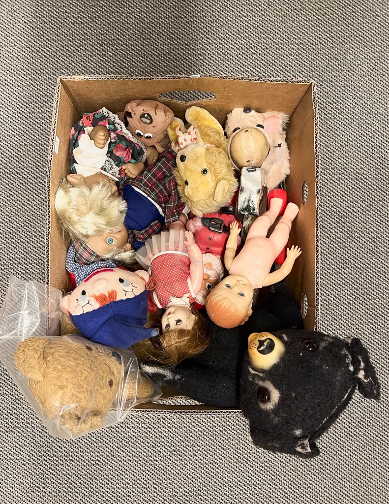 Box Qty of Assorted Dolls & Teddies etc Image 1++