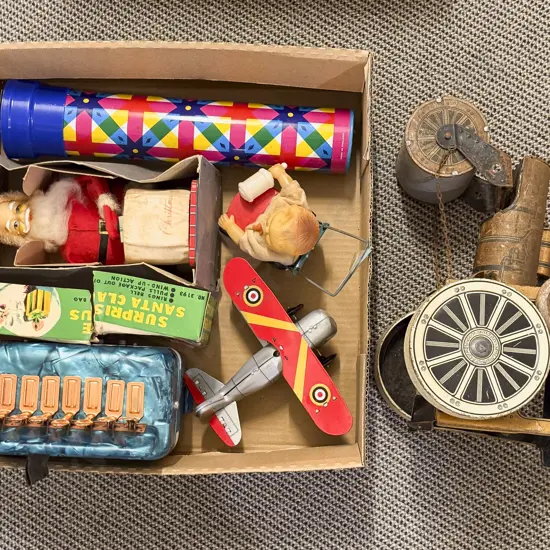 Box Qty of Assorted Vintage Toys etc