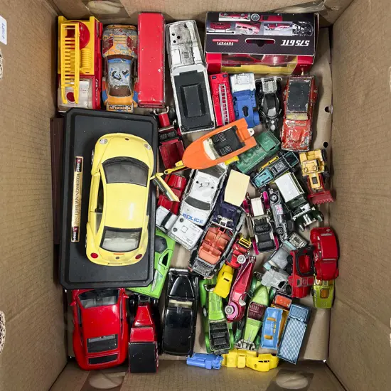 Box Qty of Assorted Model Vehicles