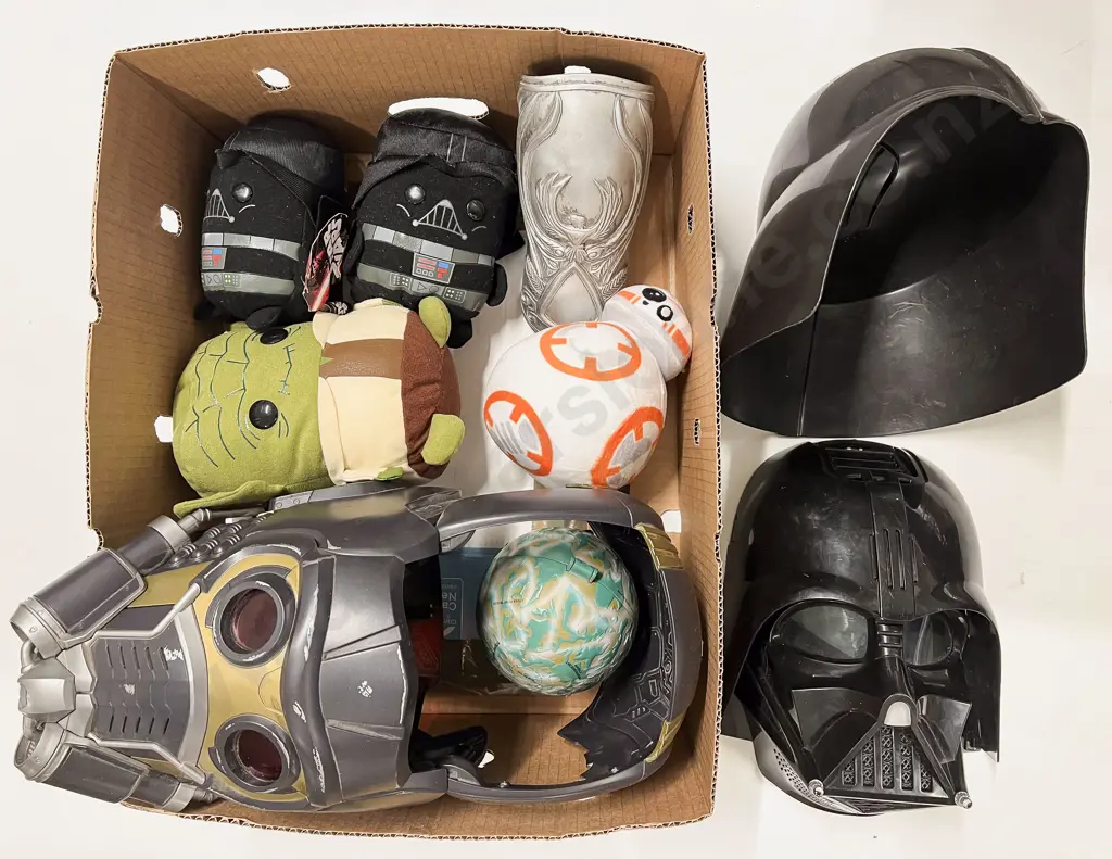 Box Qty of Assorted Star Wars & Other Toys Image 1++