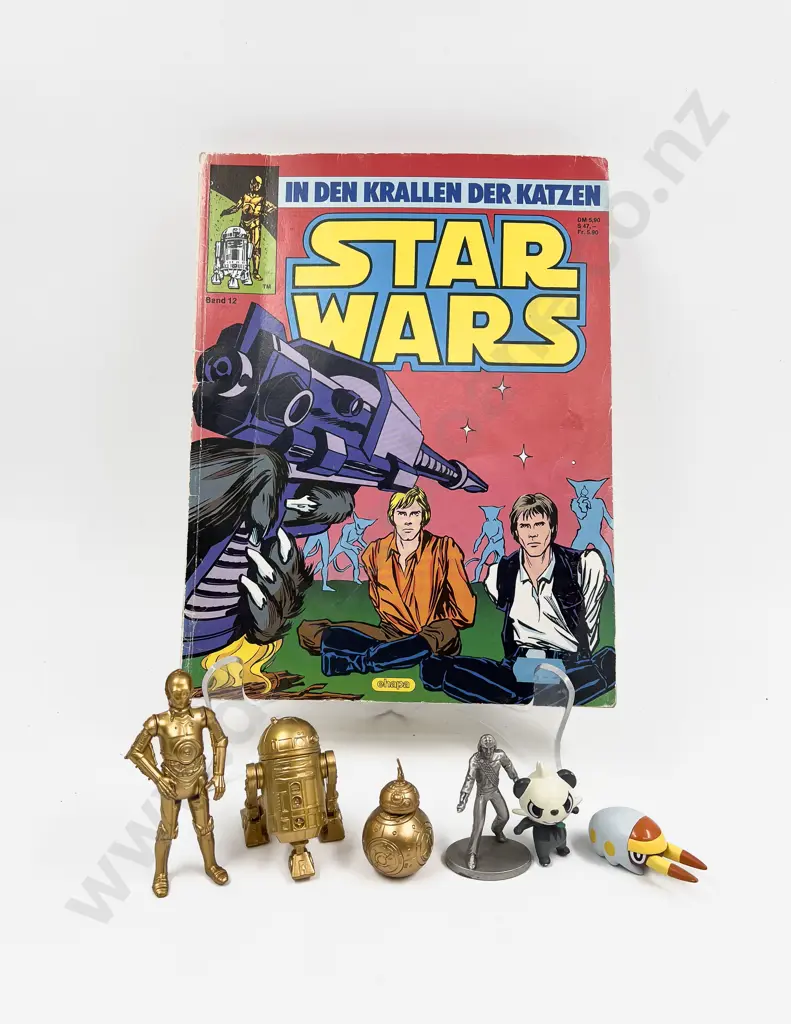 Star Wars Skywalker Saga Comm. Droid 3 Pack & Star Trek 1993 Worf Figure etc Image 1++