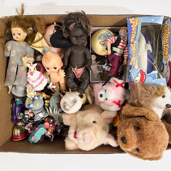 Qty of Assorted Dolls Toys & Soft Toys