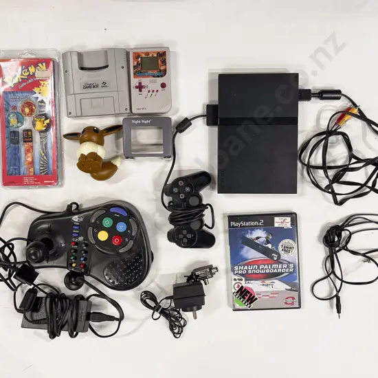 Box Qty incl Slim PS2 with Other Electronics etc
